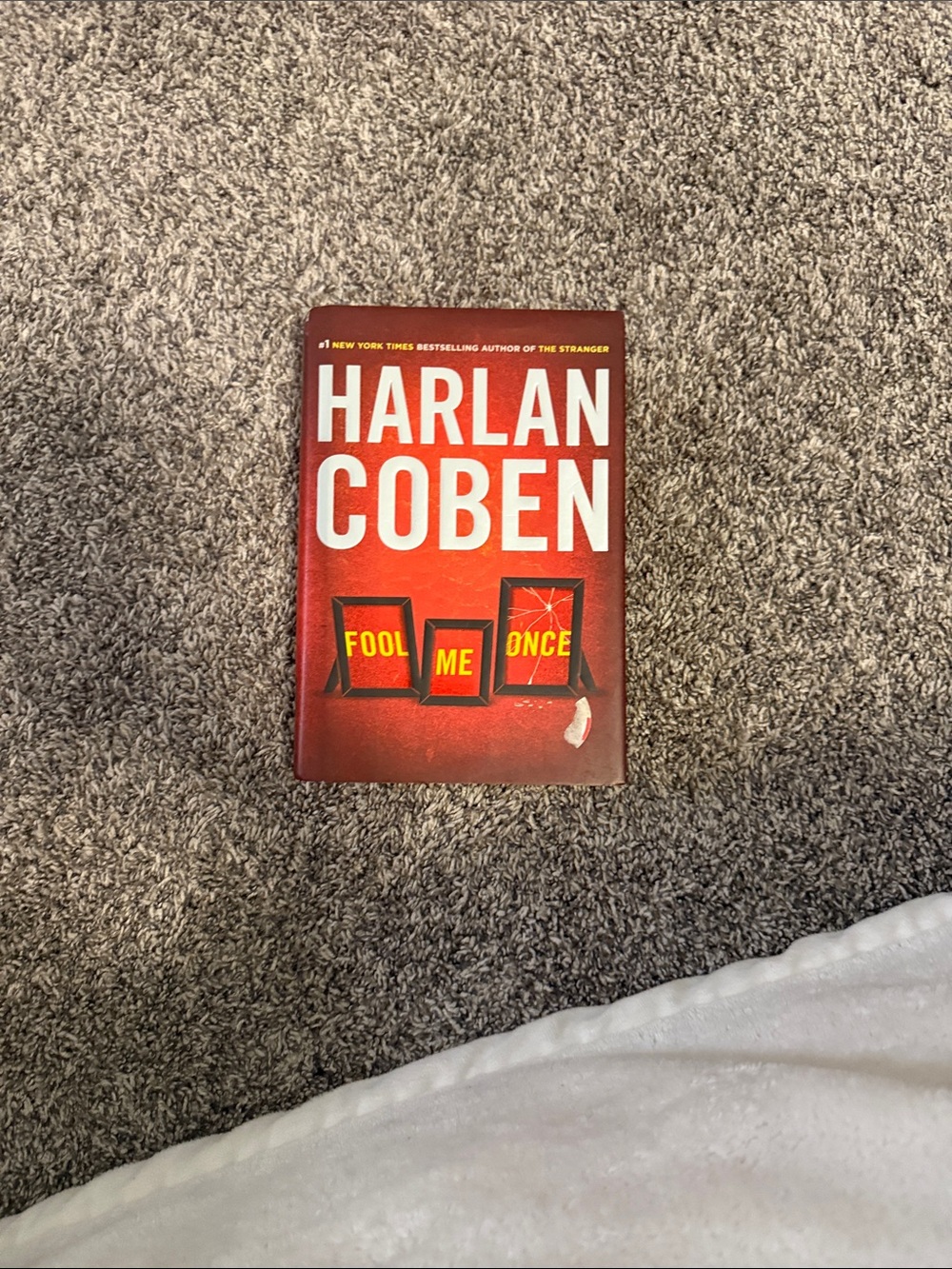 Harlan Coben "Fool Me Once" Hardcover Book - Red Cover
